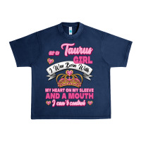 As A Taurus Girl Zodiac Girls Urban Heavy Tee | Teevron