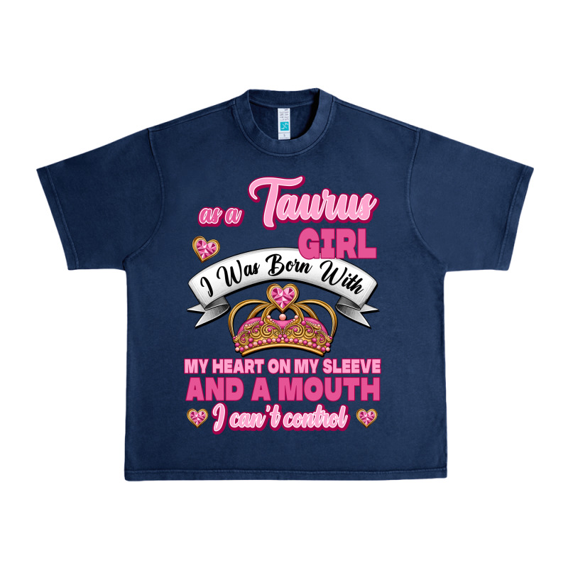 As A Taurus Girl Zodiac Girls Urban Heavy Tee by Jasminsmagicworld | Teevron