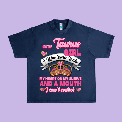 As A Taurus Girl Zodiac Girls Urban Heavy Tee Designed By Jasminsmagicworld