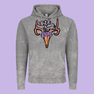 Wild Soul Vintage Hoodie Designed By Jahusdesignshop