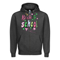 Charcoal Heather Back To School Zipper Hoodie - BundleAndBundleShop