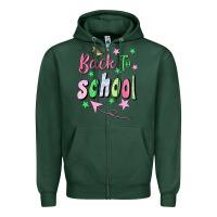 Sports Green Back To School Zipper Hoodie - BundleAndBundleShop
