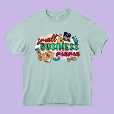 Small Business Mama Heavy Core Tee Designed By Zillion Design Studio