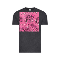 Vintage Black breast cancer seamless pattern Vintage Tee - Jasminsmagicworld