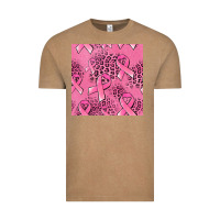 Vintage Coffee breast cancer seamless pattern Vintage Tee - Jasminsmagicworld