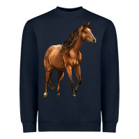 Navy Quarter Horse Heavyweight Sweatshirt - LillyAllenDesigns