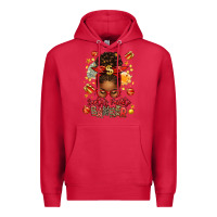 Cardinal santa favorite banker afro messy bun Premium Hoodie - texasbilliewilder