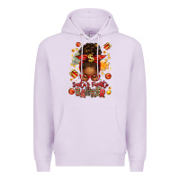 Lilac santa favorite banker afro messy bun Premium Hoodie - texasbilliewilder