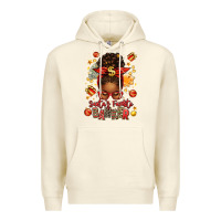 Sandshell santa favorite banker afro messy bun Premium Hoodie - texasbilliewilder