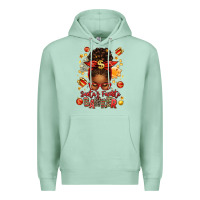 Seafoam santa favorite banker afro messy bun Premium Hoodie - texasbilliewilder