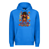 True Royal santa favorite banker afro messy bun Premium Hoodie - texasbilliewilder
