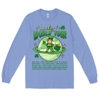 Colony Blue lucky world tour st. patricks day Long Sleeve Tee - MaliasSmallBusiness