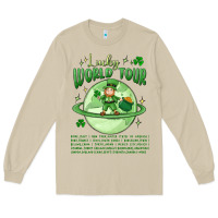 Mushroom lucky world tour st. patricks day Long Sleeve Tee - MaliasSmallBusiness