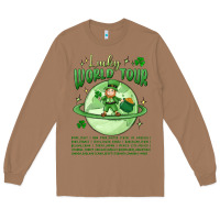 Toasted Coconut lucky world tour st. patricks day Long Sleeve Tee - MaliasSmallBusiness