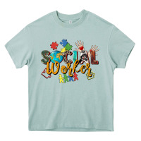 Arona social worker Heavy Core Tee - Zillion Design Studio