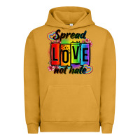 Pigment Peanut Butter spread love not hate Urban Hoodie - OliviaCreatesArt