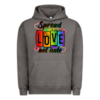 Pigment Tornado spread love not hate Urban Hoodie - OliviaCreatesArt