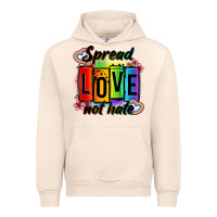Sandshell spread love not hate Urban Hoodie - OliviaCreatesArt