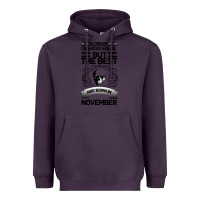 Plum NOVEMBER Heavyweight Hoodie - Bettercallsaul
