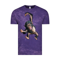 Cloud Purple baby chimpanzee Vintage Tee - LillyAllenDesigns