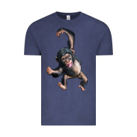 Vintage Denim baby chimpanzee Vintage Tee - LillyAllenDesigns
