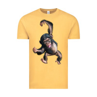 Vintage Mustard baby chimpanzee Vintage Tee - LillyAllenDesigns