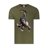 Vintage Olive baby chimpanzee Vintage Tee - LillyAllenDesigns