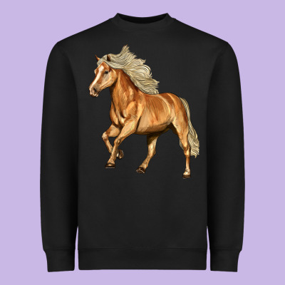 Haflinger Horse Heavyweight Sweatshirt Designed By Lillyallendesigns