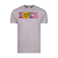 Love Sunflower Valentines Day Vintage Tee | Teevron