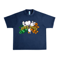 Navy ireland flag Urban Heavy Tee - NancyCooperArtShop