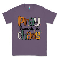 Lavender pray throthe chaos Classic Tee - MaliasSmallBusiness