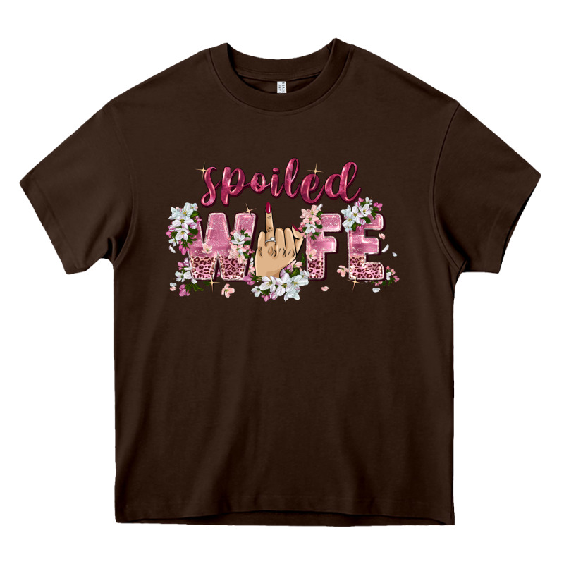 Spoiled Wife Heavy Core Tee by Zillion Design Studio | Teevron
