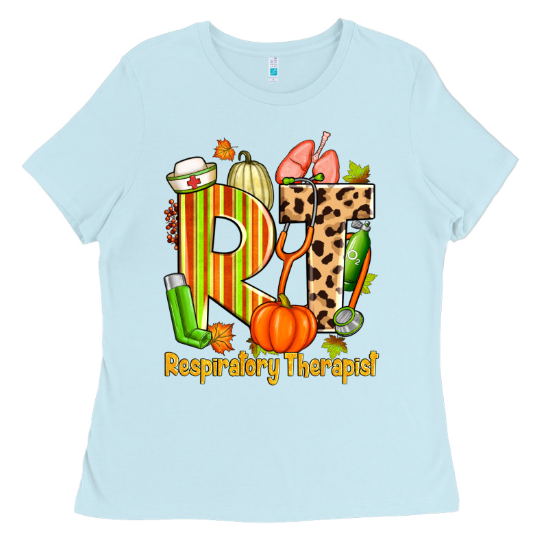 Fall Rt Respiratory Therapist Ladies Tee by Zillion Design Studio | Teevron