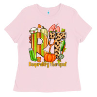 Bubblegum Pink fall rt respiratory therapist Ladies Tee - Zillion Design Studio