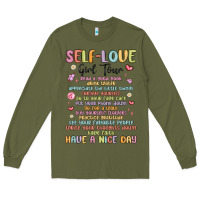 Army Green self love girl tour malias Long Sleeve Tee - MaliasSmallBusiness