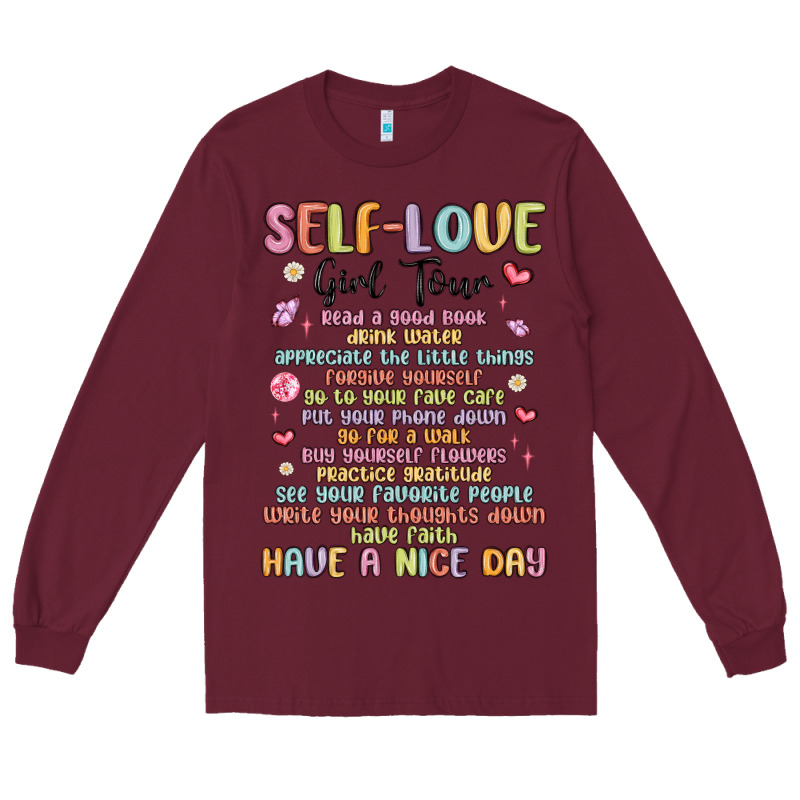 Self Love Girl Tour Malias Long Sleeve Tee by MaliasSmallBusiness | Teevron