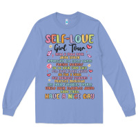 Colony Blue self love girl tour malias Long Sleeve Tee - MaliasSmallBusiness