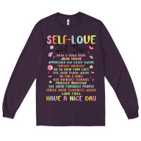 Plum self love girl tour malias Long Sleeve Tee - MaliasSmallBusiness