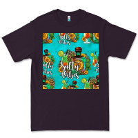 Plum salty vibes seamless pattern Premium Tee - HRA Design Shop