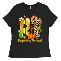 Black fall rt respiratory therapist Ladies Tee - Zillion Design Studio
