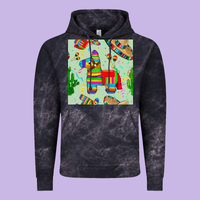 Pinata Seamless Pattern Vintage Hoodie Designed By Bundleandbundleshop