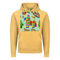 Vintage Mustard pinata seamless pattern Vintage Hoodie - BundleAndBundleShop