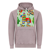 Vintage Zinc pinata seamless pattern Vintage Hoodie - BundleAndBundleShop