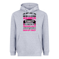 Heather Grey Aquarius Woman Heavyweight Hoodie - Bettercallsaul