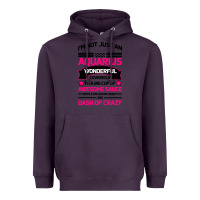 Plum Aquarius Woman Heavyweight Hoodie - Bettercallsaul