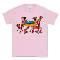 Bubblegum Pink joy to the world Classic Tee - AdoDesignShop