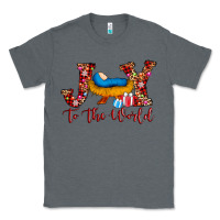 Charcoal Heather joy to the world Classic Tee - AdoDesignShop
