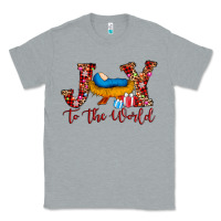 Heather Grey joy to the world Classic Tee - AdoDesignShop