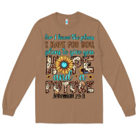 For I Know The Plans I Have For You Plans To Give You Hope And A Futur Long Sleeve Tee | Teevron