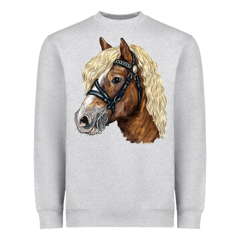 Haflinger Avelignese Horse Heavyweight Sweatshirt by LillyAllenDesigns | Teevron
